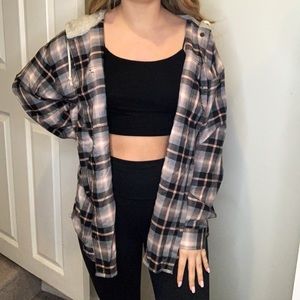 NWT hooded flannel